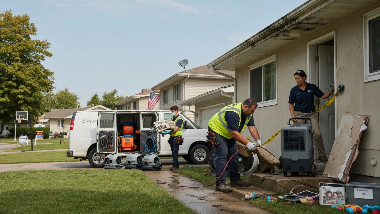 Water Damage Restoration in North Fairfield, OH near me